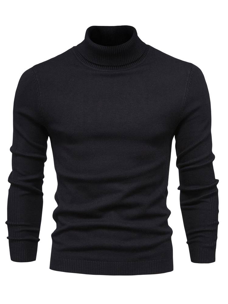 Herren Rollkragenpullover Warm &amp; Bequem