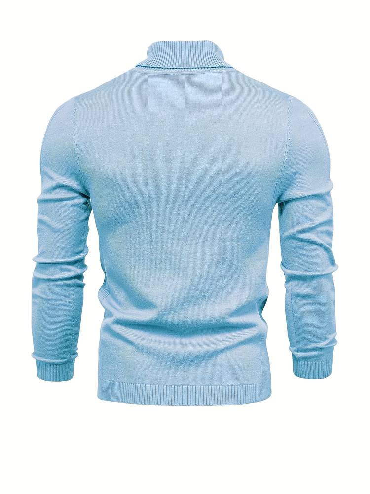 Herren Rollkragenpullover Warm & Bequem - IdealeKleiden