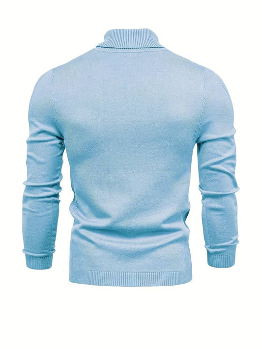 Herren Rollkragenpullover Warm & Bequem - IdealeKleiden