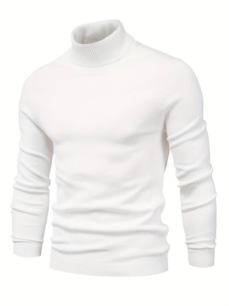 Herren Rollkragenpullover Warm & Bequem