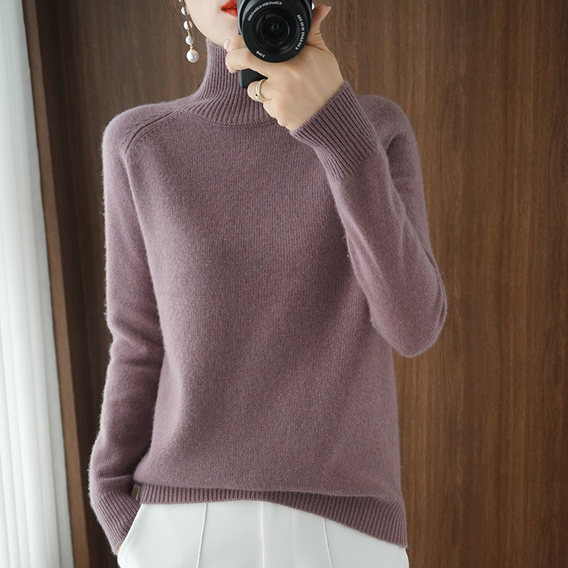Damen Rollkragenpullover Warm & Bequem