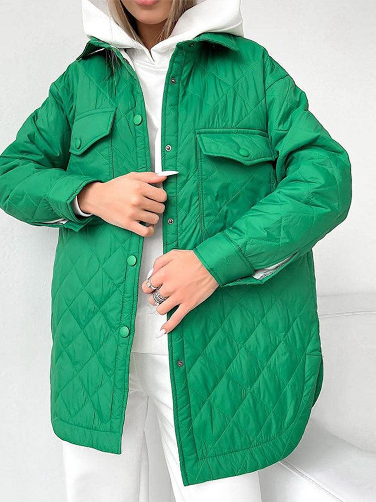 Modischer Wintermantel Damen - IdealeKleiden