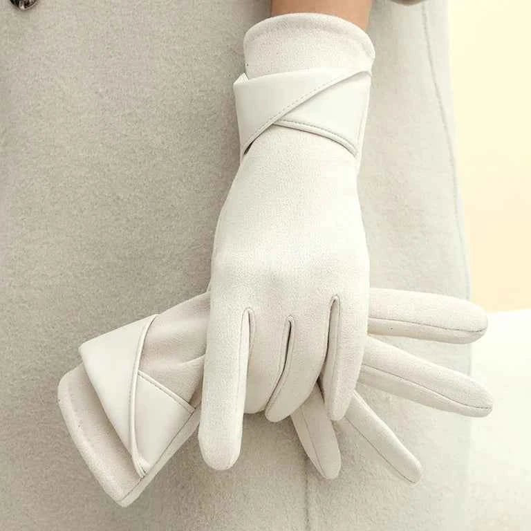 Damen Handschuhe Weich Fleece