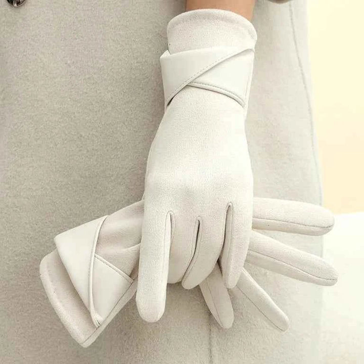 Damen Handschuhe Weich Fleece