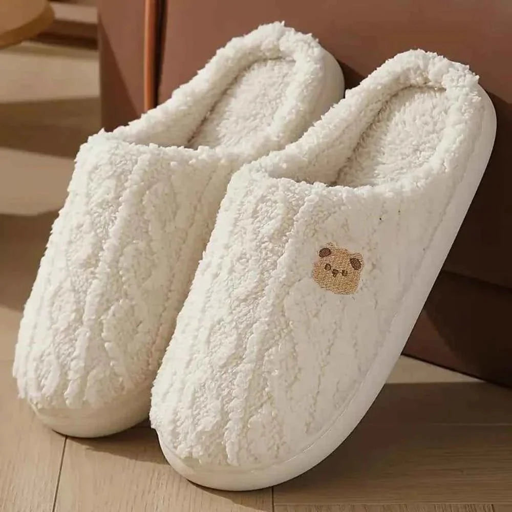 Damen Hausschuhe Weich Fleece - IdealeKleiden