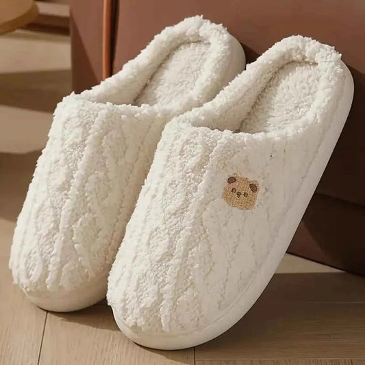 Damen Hausschuhe Weich Fleece - IdealeKleiden