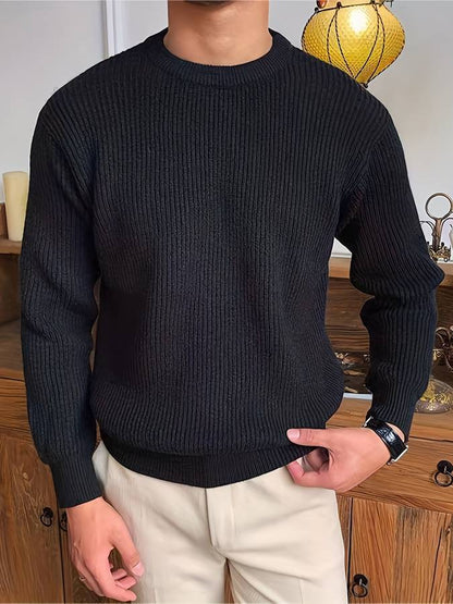 Herren Pullover Klassisch Modern Schnitt