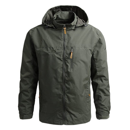 Wasserdichte Herren Outdoorjacke mit Kapuze