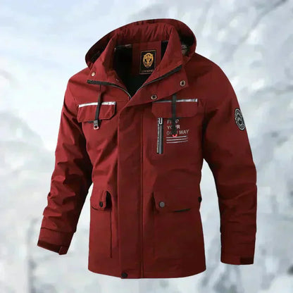 Wasserfeste Outdoor Jacke Titan Schwarz