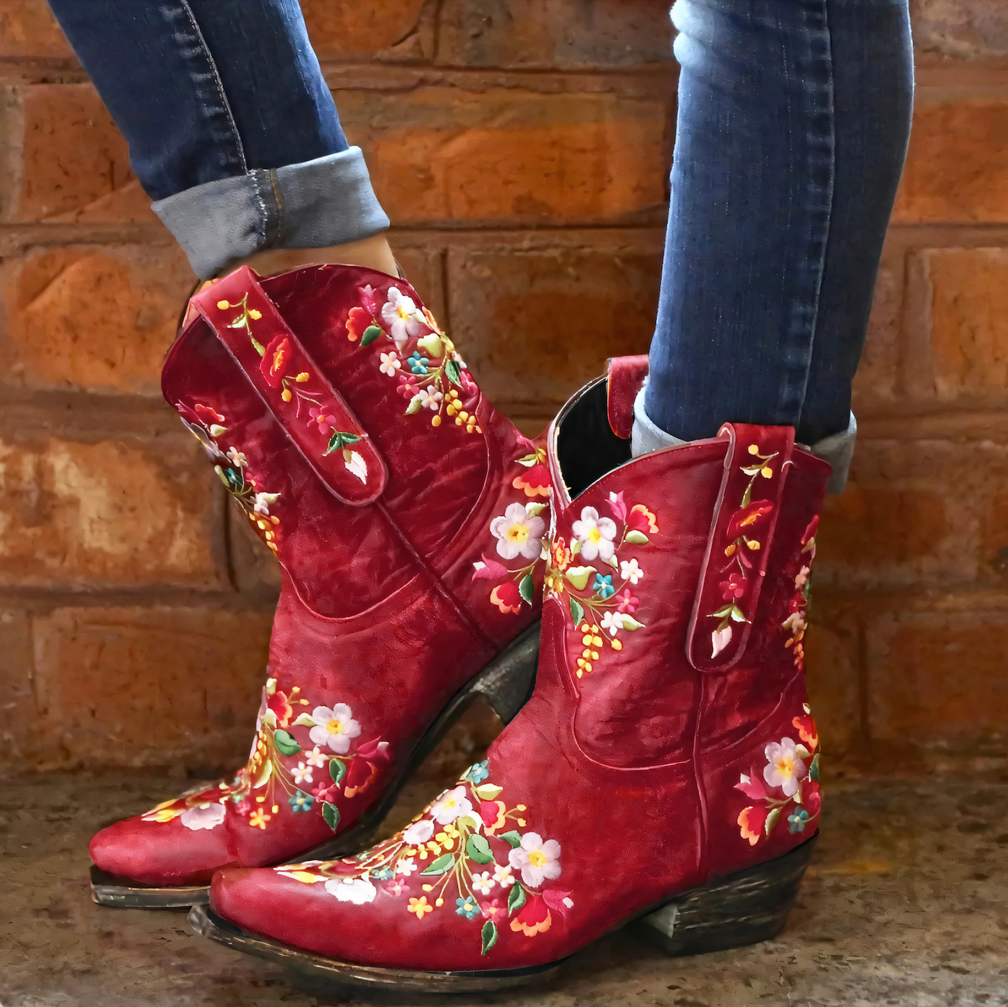 Wasserdichte Western Stiefel Damen Vintage