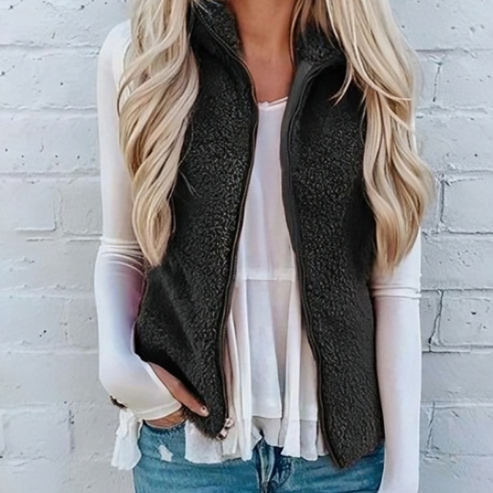 Damenschal Cardigan mit Taschen Bequem