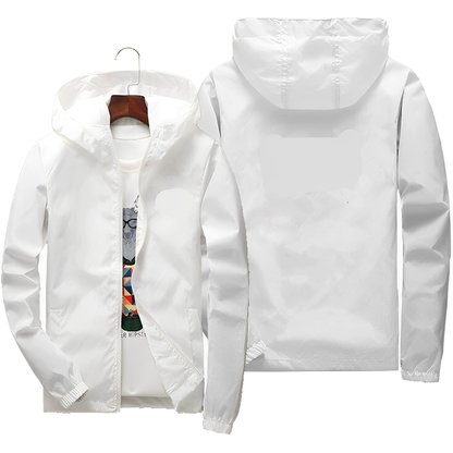 Praktische Windbreaker Herren Jacke Sportlich