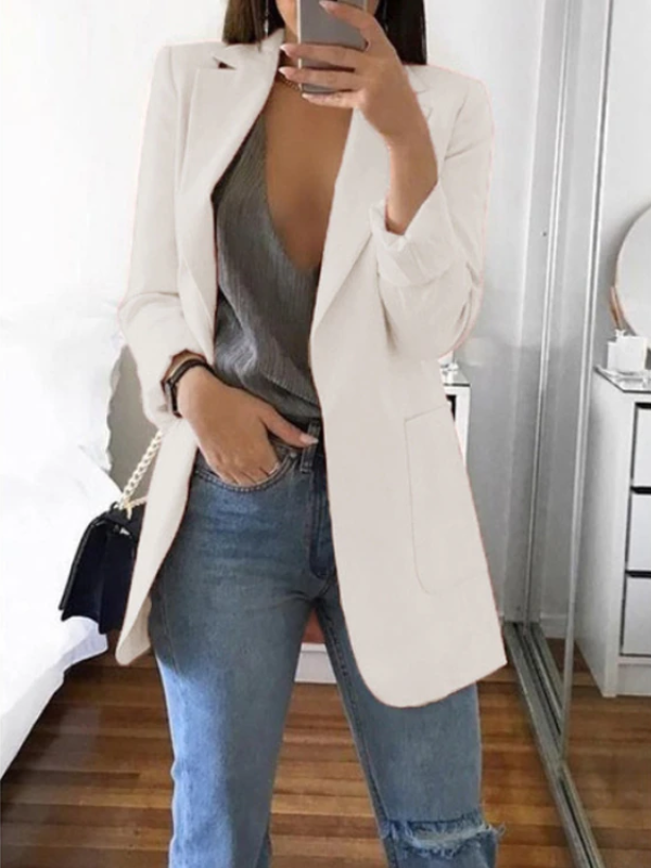 Schmale Blazer Damen Modern Elegant