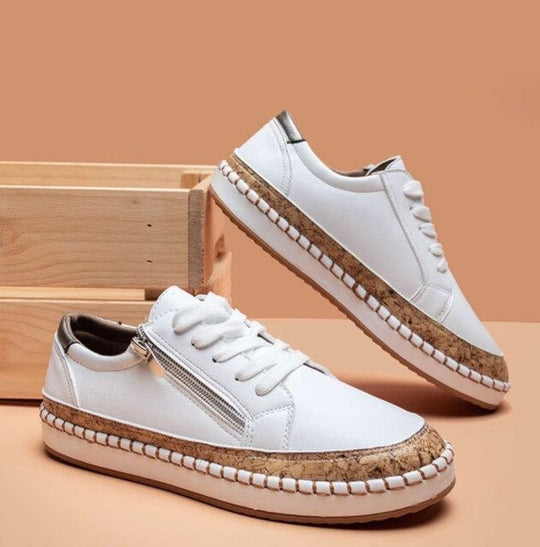 Santorin Blumen Sneaker Damen Trend