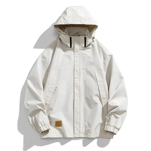 Wetterfeste Herrenjacke Outdoor Kapuze Funktionell