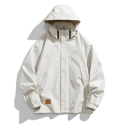 Wetterfeste Herrenjacke Outdoor Kapuze Funktionell
