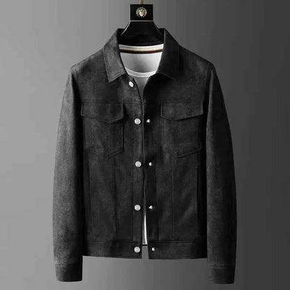 Lederjacke Herren Modern Suededesign