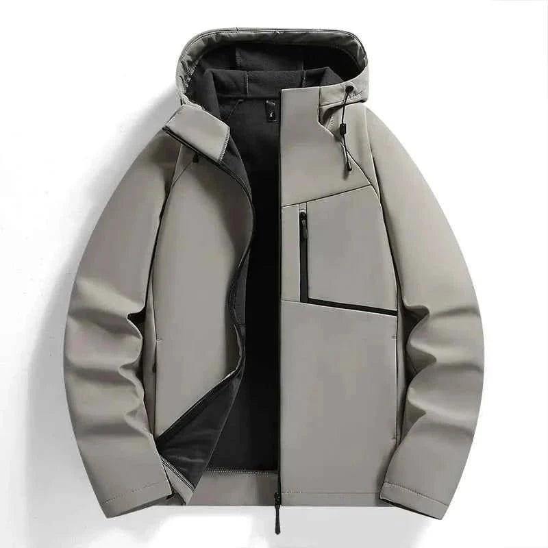 Herren Windbreaker Isoliert Wärmedämmend