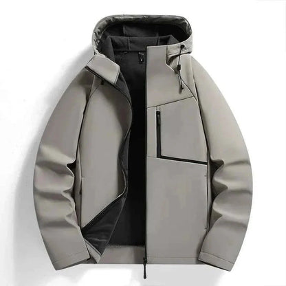 Herren Windbreaker Isoliert Wärmedämmend