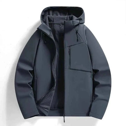 Herren Windbreaker Isoliert Wärmedämmend