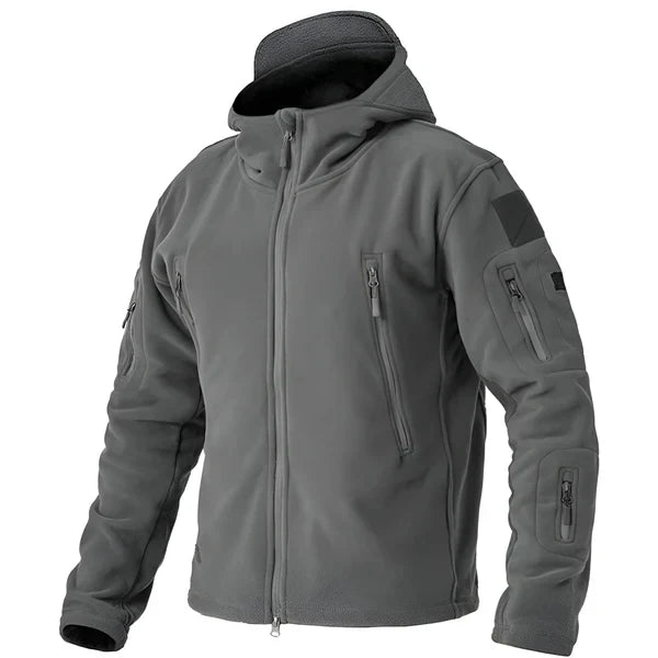 Herren Fleecejacke Taktisch Kapuze Outdoor