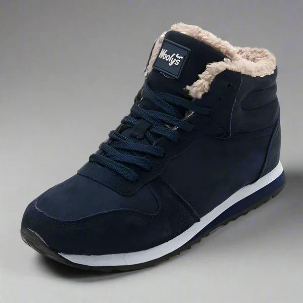 Herren Winterstiefel Pelzgefüttert Hoch Schaft