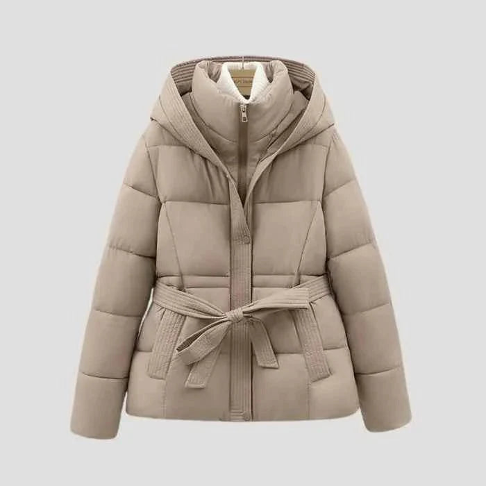 Winterjacke Mit Gürtel Modern Damenschneidung