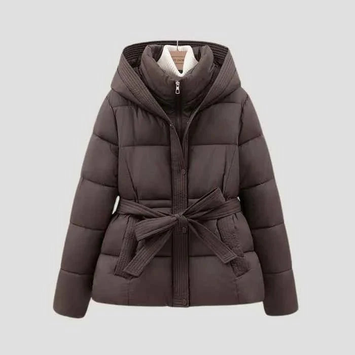 Winterjacke Mit Gürtel Modern Damenschneidung