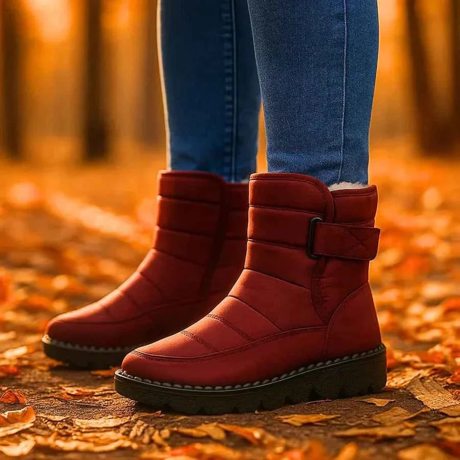 Damen Winterstiefel Warm Gefüttert - IdealeKleiden