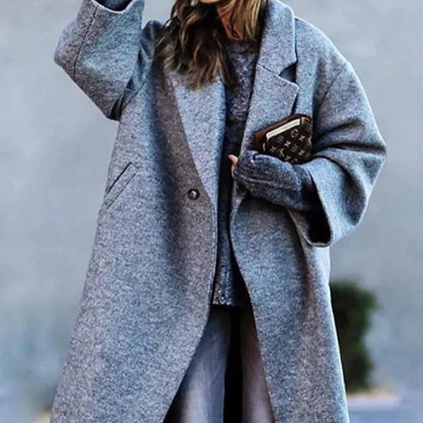 Elegante Winterjacke Lang & Damenstil - IdealeKleiden
