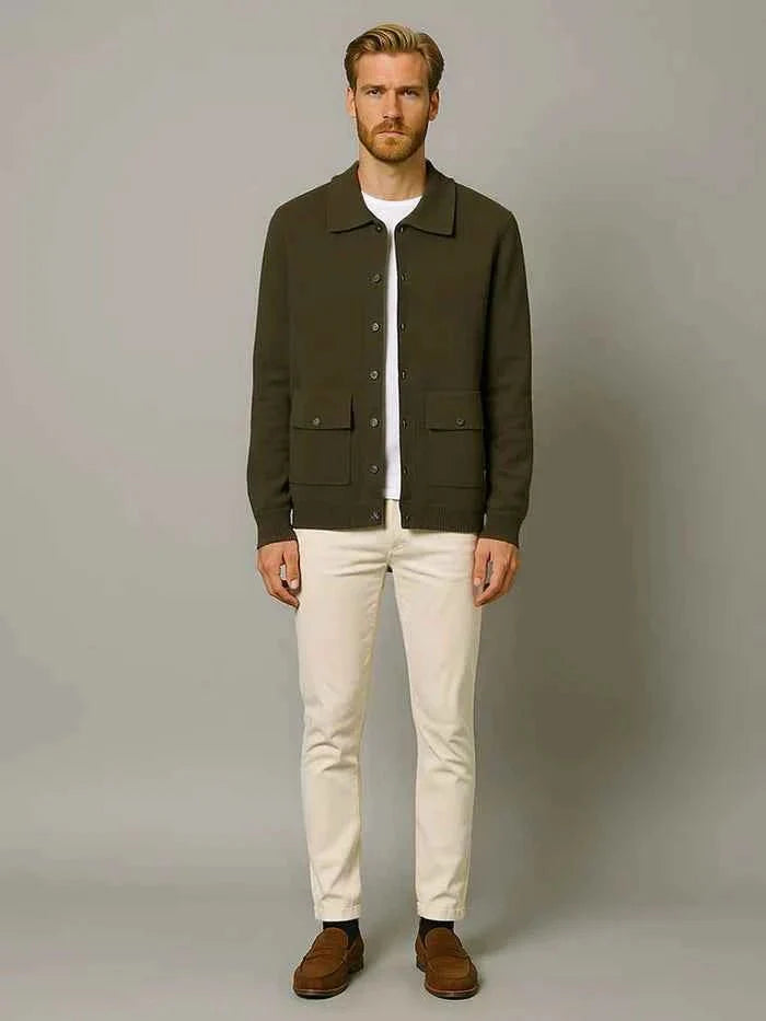 Herren Wolljacke Elegantes Design