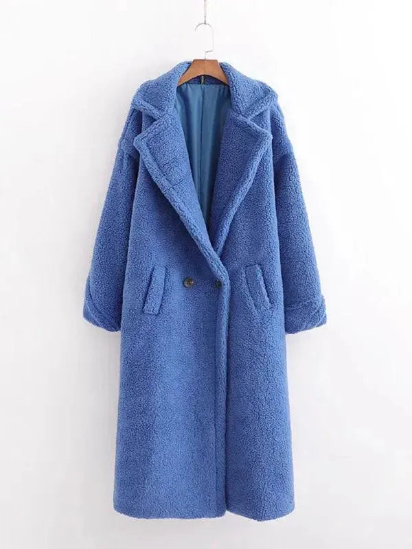 Damen Winter Mantel Warm Fell-lined