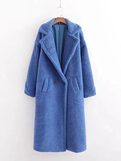 Damen Winter Mantel Warm Fell-lined