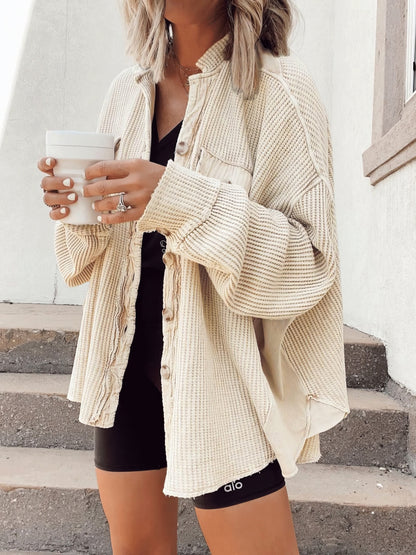 Bequeme Hemdjacke Weiches Jersey