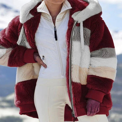 Damen Fleecejacke Weich & Warm Voller Reißverschluss