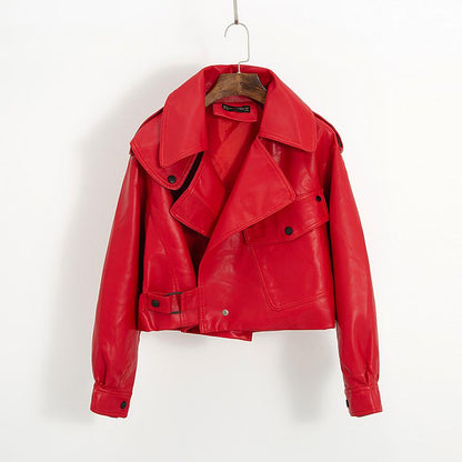 Damen Lederjacke Elegante Qualität