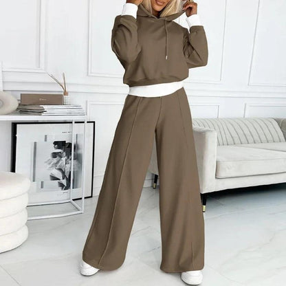 Elegante Damenkleidung | Warmes Monochromes Outfit Set