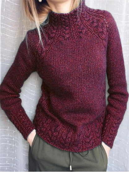 Bequemer Strickpullover Damen Locker Fit
