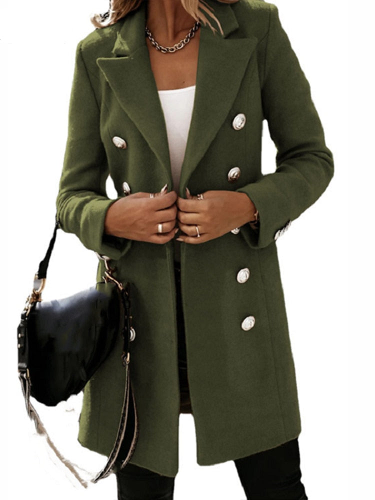 Damen Trenchcoat Elegant und Stilvoll