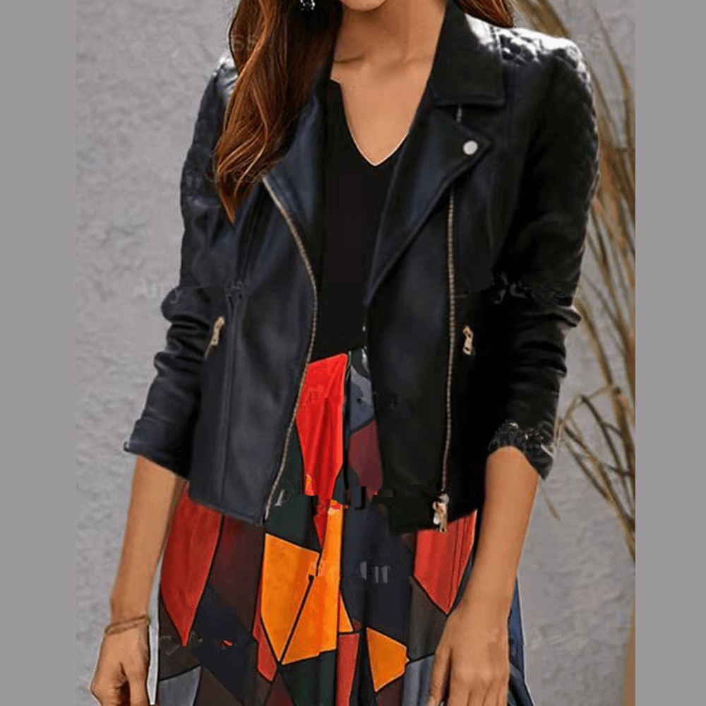 Modische Damen Denimjacke - Cool und Komfortabel - IdealeKleiden