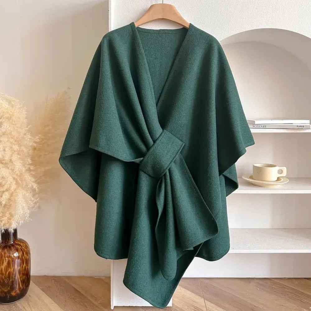 Wasserdichte Damenponcho Cape Mantel