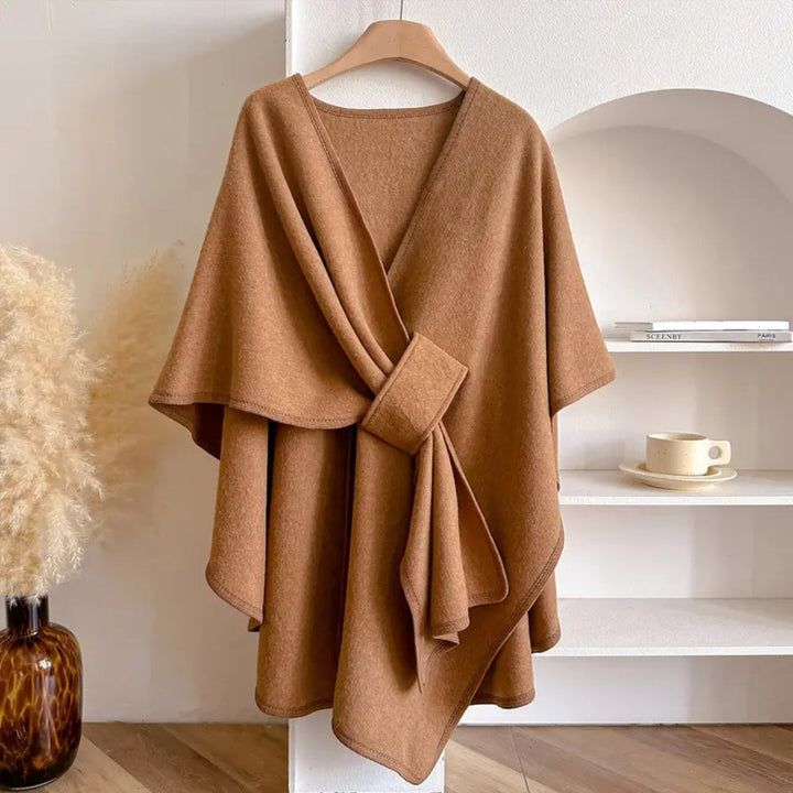 Wasserdichte Damenponcho Cape Mantel