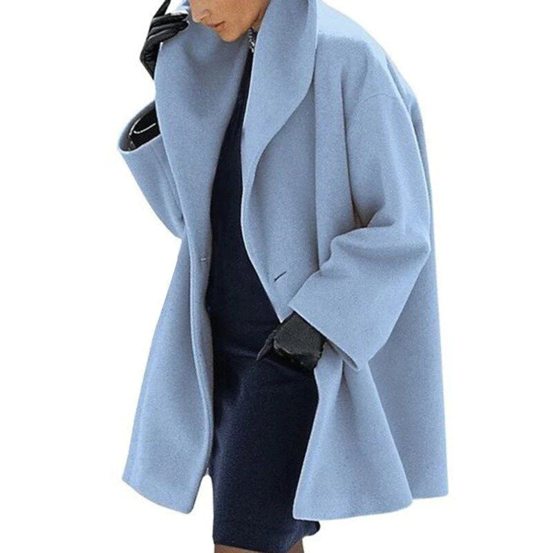 Damen Winterjacke Wolle Elegant