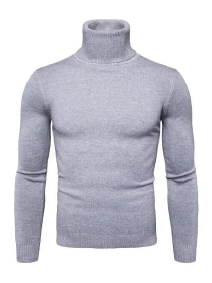 Männer Pullover Warm Dickgestrickt Rollkragen