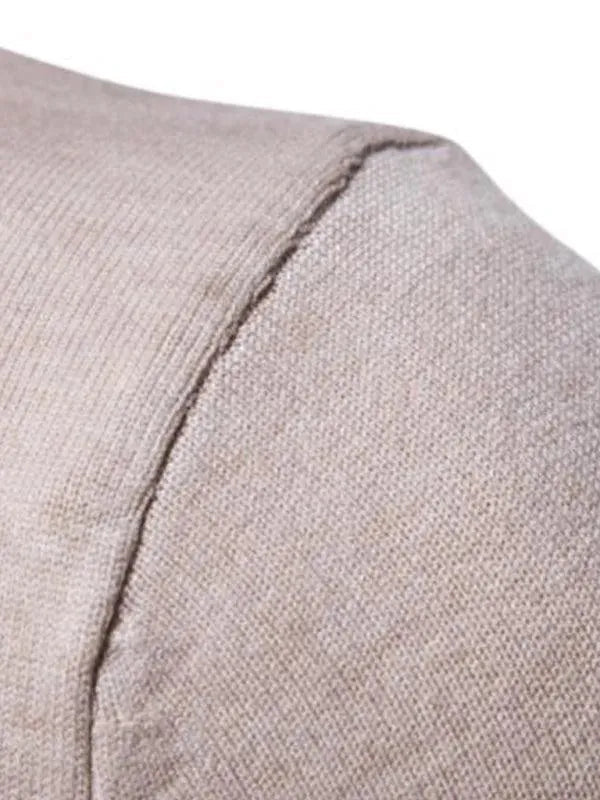 Männer Pullover Warm Dickgestrickt Rollkragen - IdealeKleiden