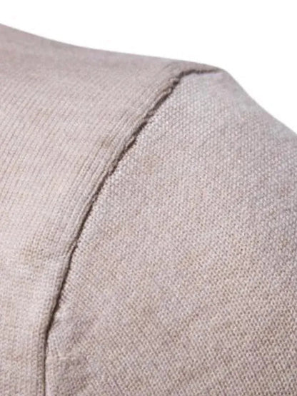 Männer Pullover Warm Dickgestrickt Rollkragen - IdealeKleiden