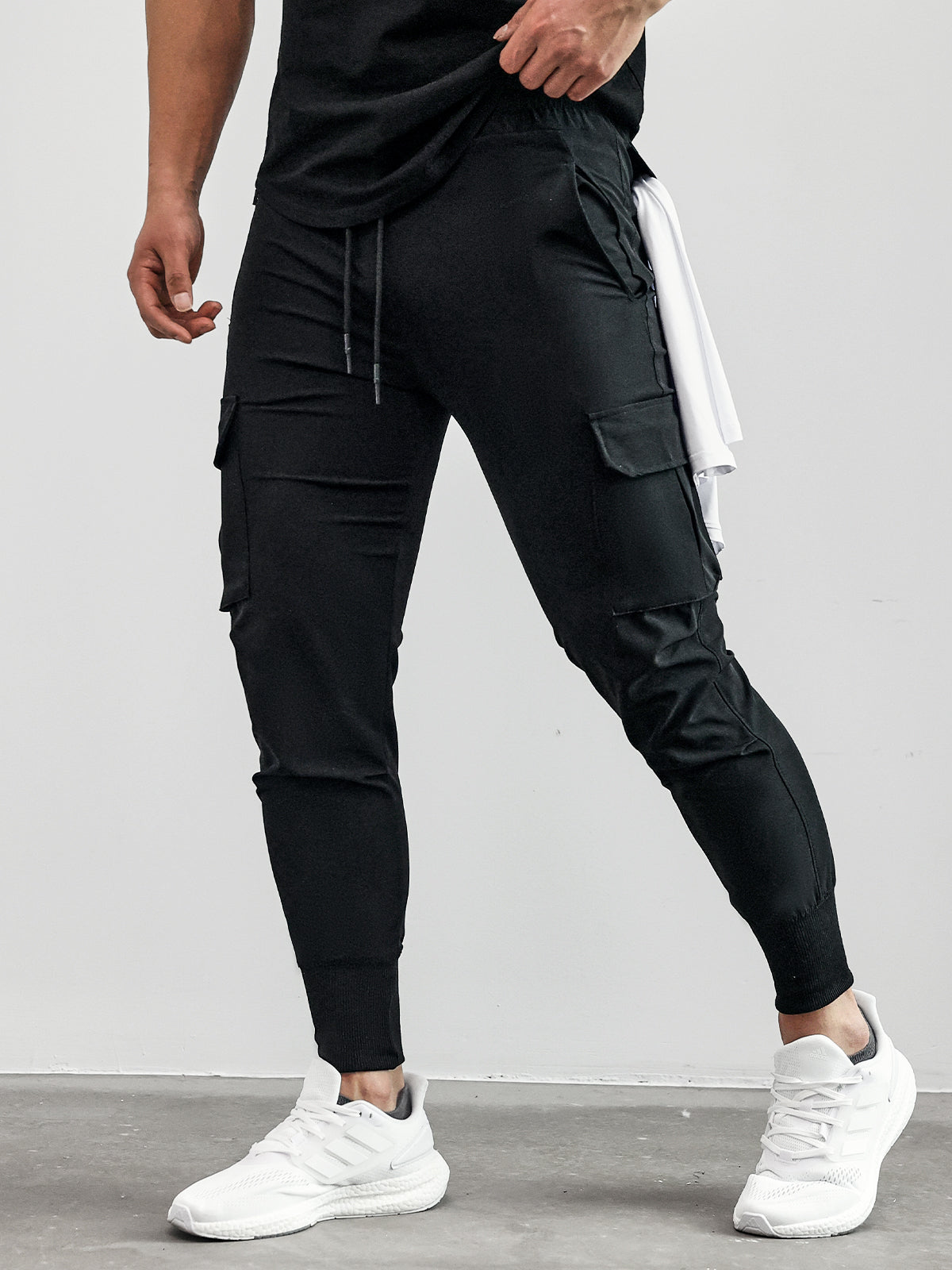 Herren Jogger Cargo Bequem Mit Taschen