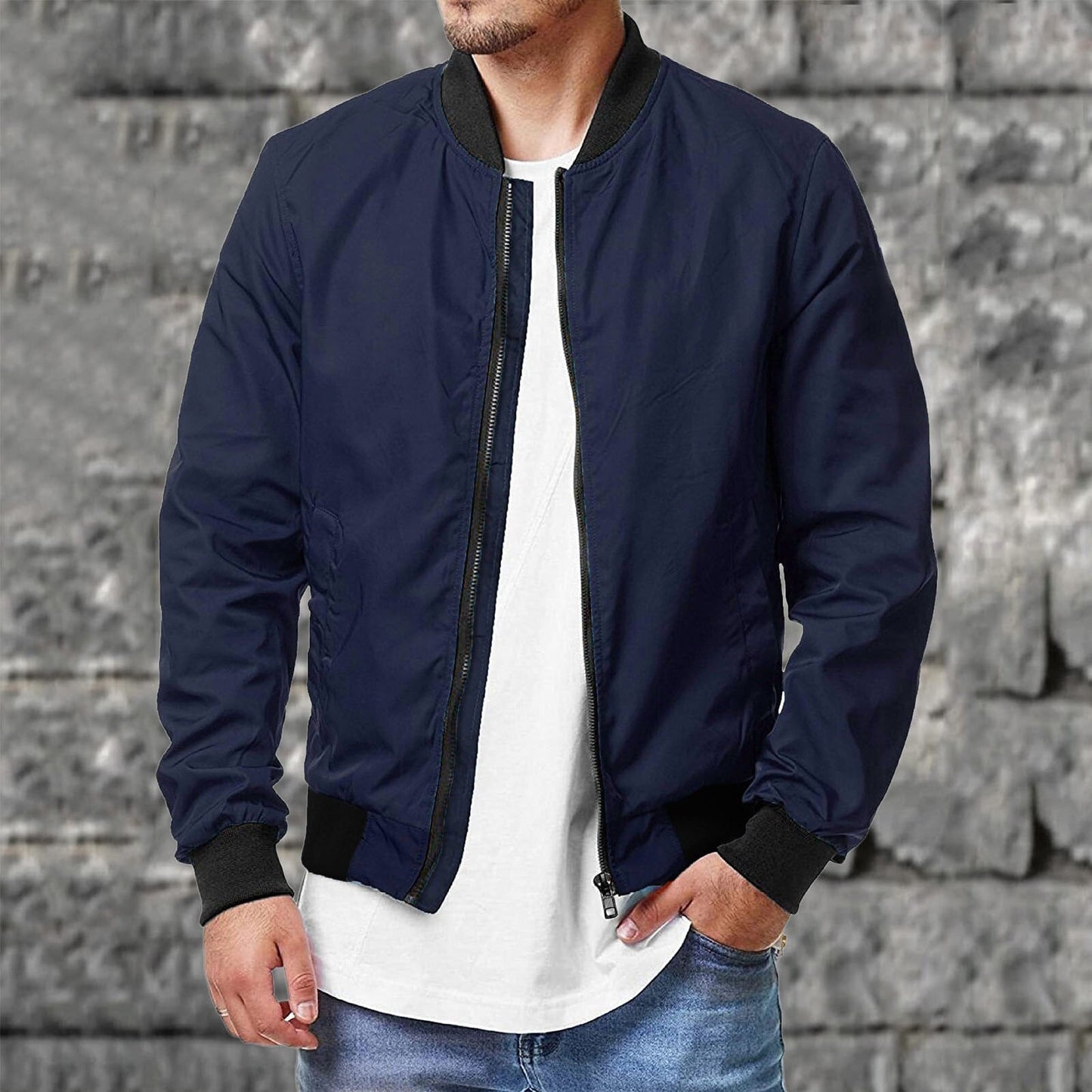 Bequeme Herrenjacke Casual Stil