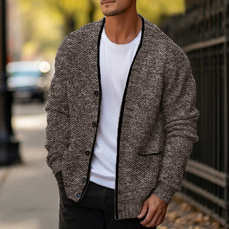 CALVIN - Eleganter Herren Wollpullover Italienisch Modern