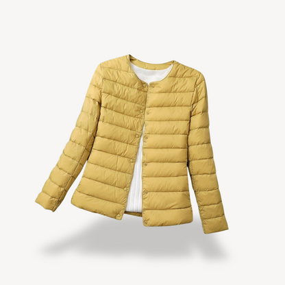 Damen Pufferjacke Leicht und Warm